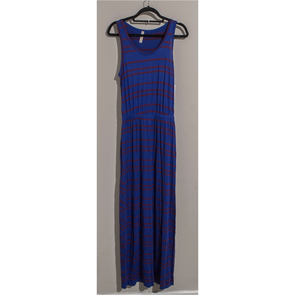 Color Block Tank Maxi Dress